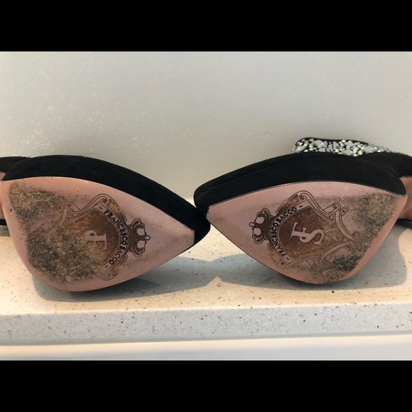 Sacco Sparkle Booties - Leather boots, crystal - Picture 5 of 8